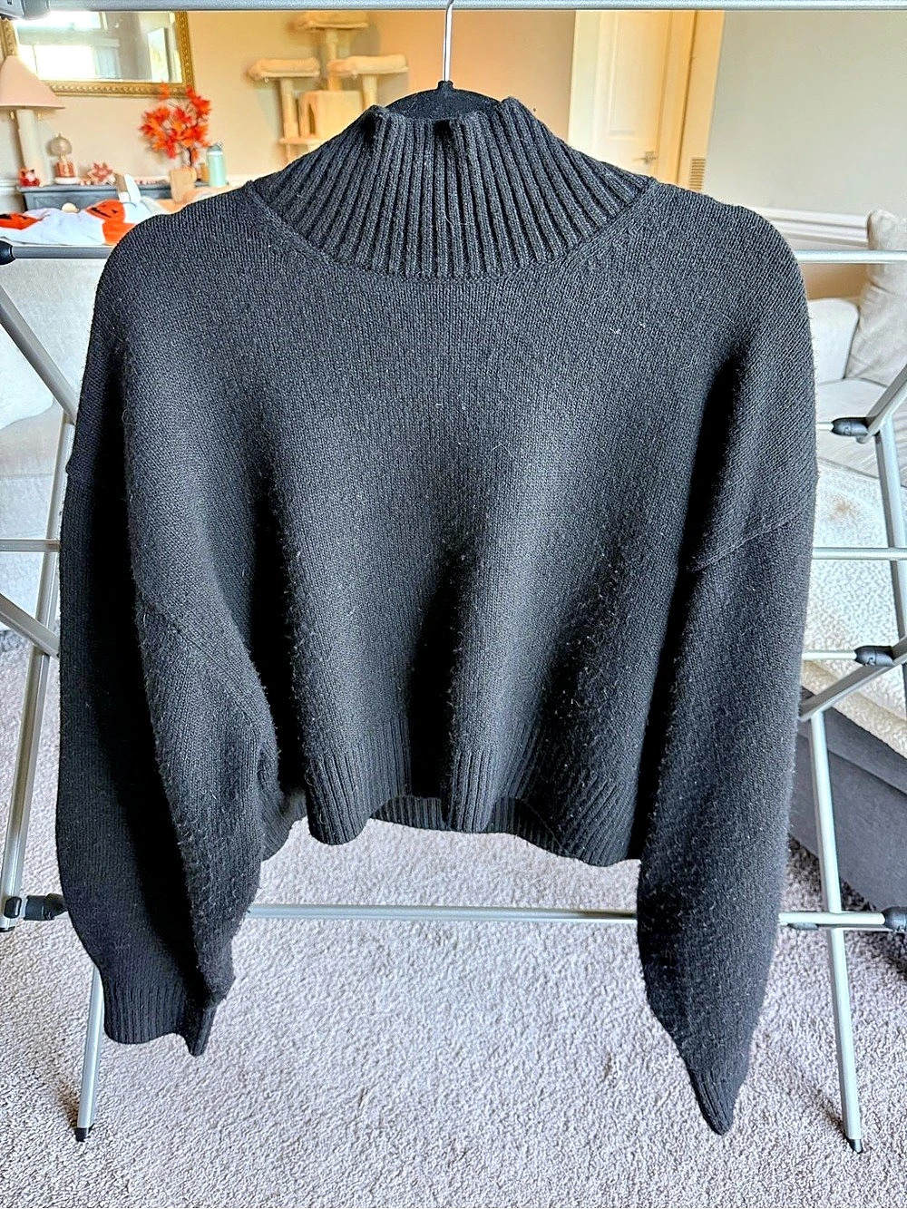 Black Turtleneck Sweater